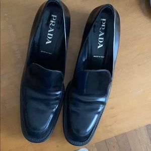 PRADA BLACK LOAFERS SIZE 8.5